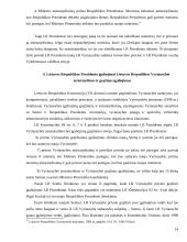 LR Prezidento įgaliojimai santykiuose su Vyriausybe 14 puslapis