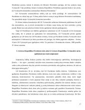 LR Prezidento įgaliojimai santykiuose su Vyriausybe 17 puslapis