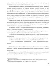 LR Prezidento įgaliojimai santykiuose su Vyriausybe 18 puslapis