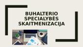 Buhalterio specialybės skaitmenizacija