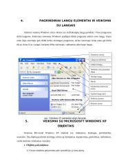 Darbas su Microsoft Windows XP 7 puslapis