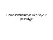 Homoseksualumas Lietuvoje ir pasaulyje