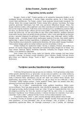 E. From "Turėti ar būti?" - pagrindinių minčių analizė 3 puslapis