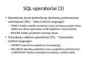Įvadas į SQL kalbą 5 puslapis