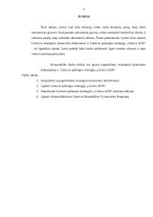 Šalies pagrindiniai strateginio planavimo dokumentai. Lietuvos pažangos strategija „Lietuva 2030“  4 puslapis