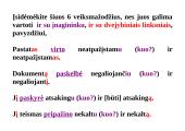 Veiksmažodžių valdomi linksniai 11 puslapis
