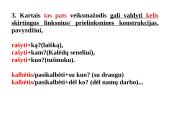 Veiksmažodžių valdomi linksniai 3 puslapis