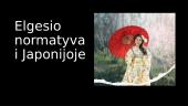 Elgesio normatyvai Japonijoje