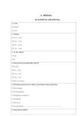 Klaipėdos miesto Gedminų mokyklos rūkymo paplitimas tarp 6 - 7 klasės mokinių 12 puslapis