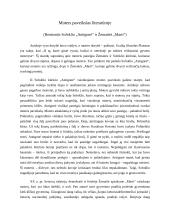 Moters paveikslas literatūroje (Sofoklis, Žemaitė)
