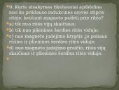 Skyriaus „Elektromagnetinė indukcija. Kintamoji srovė“ apibendrinimas  20 puslapis