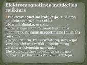 Skyriaus „Elektromagnetinė indukcija. Kintamoji srovė“ apibendrinimas  3 puslapis