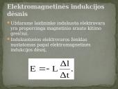 Skyriaus „Elektromagnetinė indukcija. Kintamoji srovė“ apibendrinimas  9 puslapis
