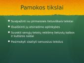 Senieji lietuviški raštai ir jų kalbinės ypatybės 2 puslapis