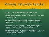 Senieji lietuviški raštai ir jų kalbinės ypatybės 3 puslapis