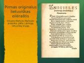 Senieji lietuviški raštai ir jų kalbinės ypatybės 9 puslapis