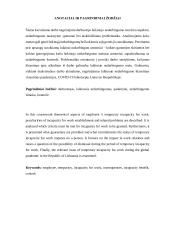 Darbuotojo laikinasis nedarbingumas ir jo teisinės pasekmės 2 puslapis