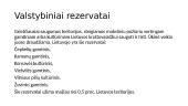 Lietuvos saugomos teritorijos - skaidrės 6 puslapis