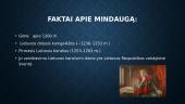 Karalius Mindaugas skaidrės 2 puslapis