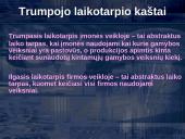Trumpojo laikotarpio kaštai