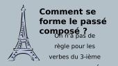 La révision de verbes du 3-ième groupe au passé composé 2 puslapis