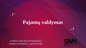 Pajamų valdymas