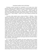 Pasirinkimo problema lietuvių literatūroje