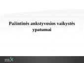 Pažintinės ir psichosocialinės raidos ypatumai kūdikystės bei ankstyvosios vaikystės amžiaus tarpsniais 12 puslapis
