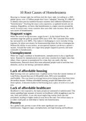 Causes of homelessness