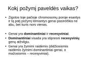 Gyvybės įvairovę kuria tėvai ir aplinka 5 puslapis