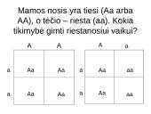 Gyvybės įvairovę kuria tėvai ir aplinka 10 puslapis