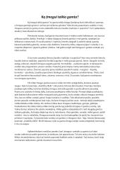 Ką žmogui teikia gamta? (rėmiausi Baranausku)