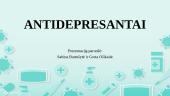Antidepresantai skaidrės