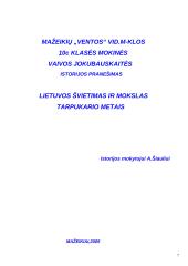 Lietuvos švietimas ir mokslas tarpukario metais 7 puslapis