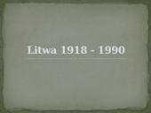 Litwa 1918 - 1990