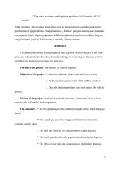 AB ,,Achema” produkto ,,AdBlue” logistinės grandinės analizė  5 puslapis