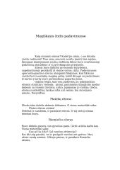 Magiško žodžio galia lietuvių liaudies tautosakoje 4 puslapis