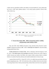Baltijos šalių komercinių bankų sektoriaus analizė pasaulinės finansų krizės kontekste: pokyčiai bankiniame sektoriuje 18 puslapis