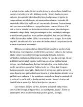 Tėvų ir vaikų santykiai rašytojo kūryboje. J. Biliūnas 3 puslapis