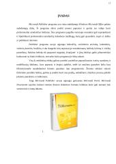 Microsoft Publisher programa 2 puslapis