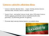 Lietuvos valstybės šventės 2 puslapis