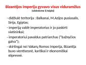 Bizantijos imperija 395 – 1453 m. 5 puslapis