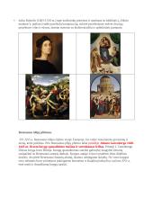 Renesansas ir humanizmas (konspektas) 8 puslapis