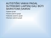 Autizmą turinčių vaikų ugdymas 5 puslapis
