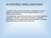Autizmą turinčių vaikų ugdymas 7 puslapis