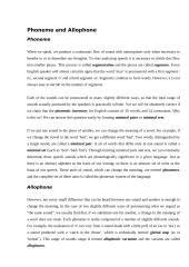 Phonetics and Phonology. Phoneme and Allophone 4 puslapis