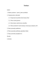 Pieno pramonės verslo situacijos Lietuvoje apibūdinimas 2 puslapis