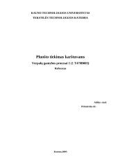 Pluošto tiekimas karštuvams