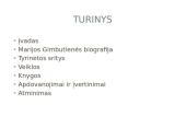 Marija Gimbutienė ir jos kūryba