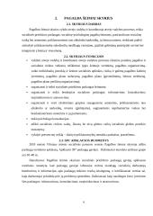 Socialinių paslaugų ir kitos socialinės paramos teikimas  5 puslapis